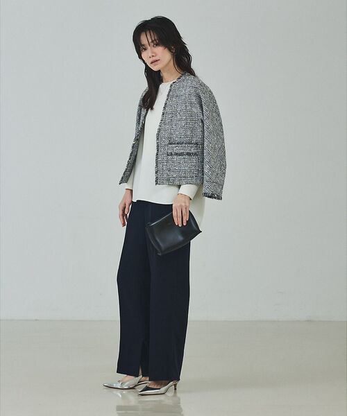 qualite / カリテ パンツ | ライトダブルクロスベンツ【予約】 | 詳細20