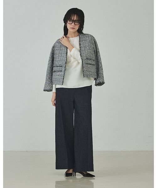 qualite / カリテ テーラードジャケット | ラメツイードジャケット【予約】 | 詳細1