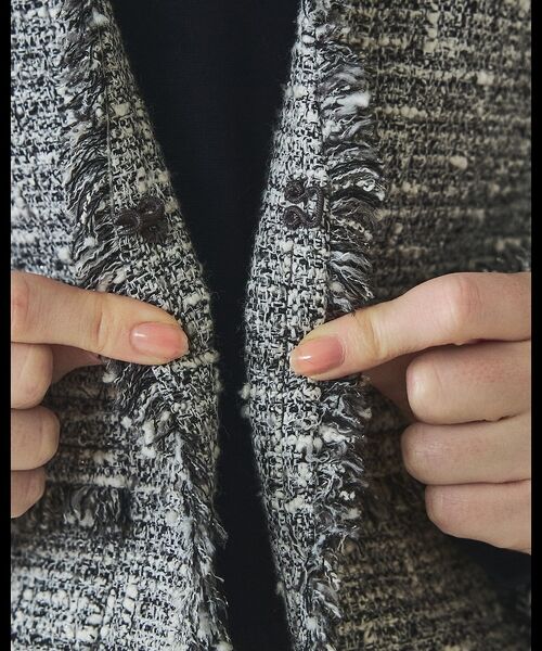 qualite / カリテ テーラードジャケット | ラメツイードジャケット | 詳細12