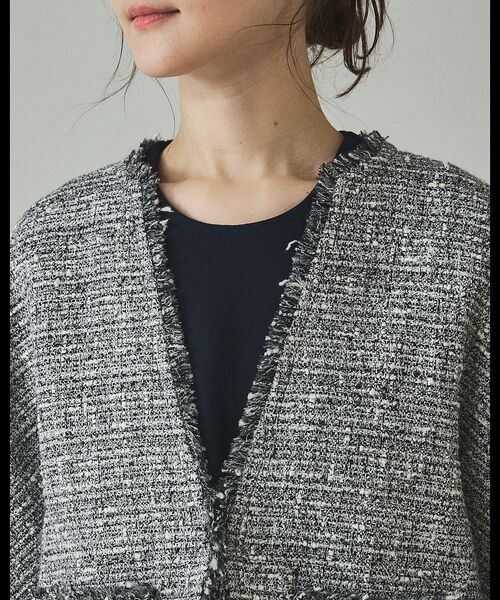 qualite / カリテ テーラードジャケット | ラメツイードジャケット | 詳細14