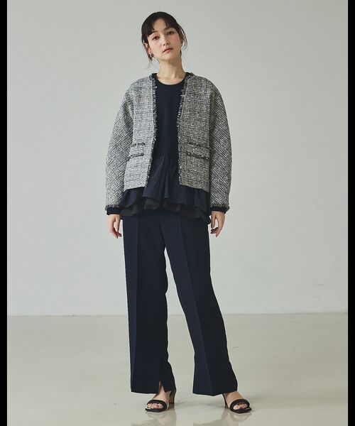 qualite / カリテ テーラードジャケット | ラメツイードジャケット | 詳細16