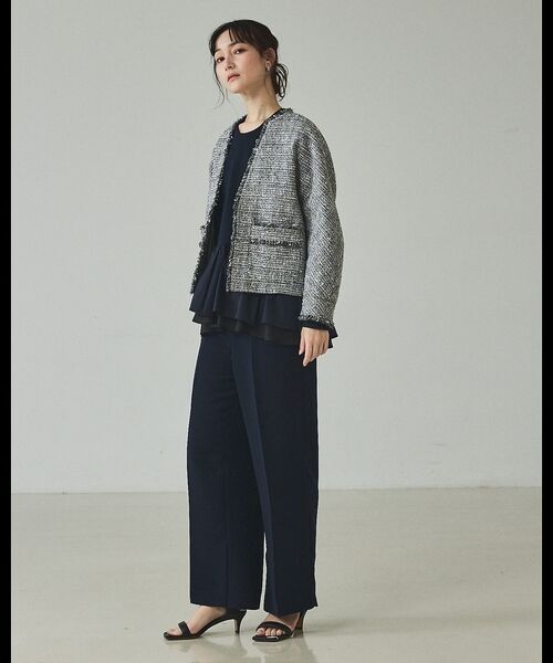 qualite / カリテ テーラードジャケット | ラメツイードジャケット | 詳細17