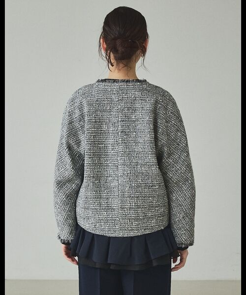 qualite / カリテ テーラードジャケット | ラメツイードジャケット | 詳細8