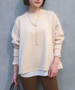 qualite / カリテ スウェット | 【ラフすぎない大人のスウェット】ラメスウェットプルオーバー