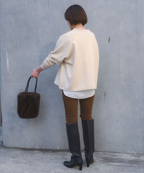 qualite / カリテ スウェット | 【ラフすぎない大人のスウェット】ラメスウェットプルオーバー | 詳細2