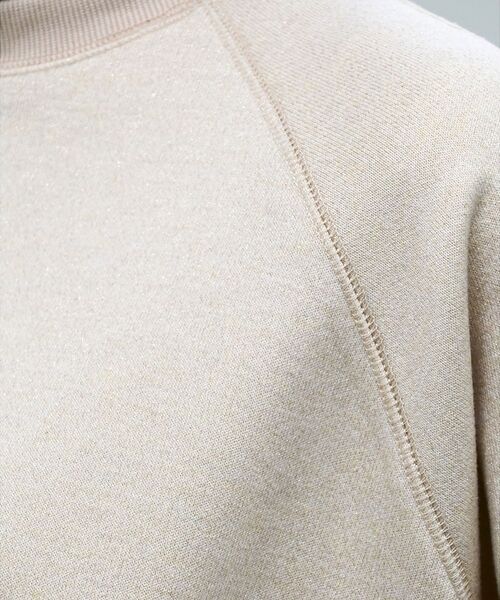 qualite / カリテ スウェット | 【ラフすぎない大人のスウェット】ラメスウェットプルオーバー | 詳細5
