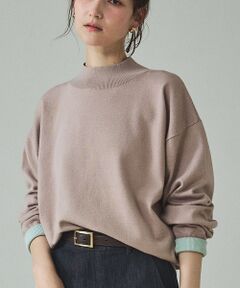 qualite / カリテ ニット・セーター | バイカラーハイネックプルオーバー【予約】