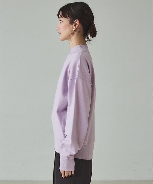 qualite / カリテ ニット・セーター | バイカラーハイネックプルオーバー | 詳細17