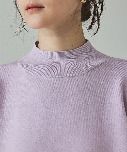 qualite / カリテ ニット・セーター | バイカラーハイネックプルオーバー | 詳細19