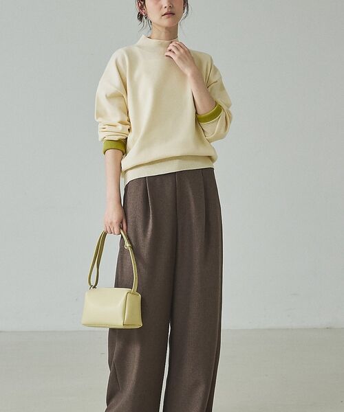 qualite / カリテ ニット・セーター | バイカラーハイネックプルオーバー【予約】 | 詳細2