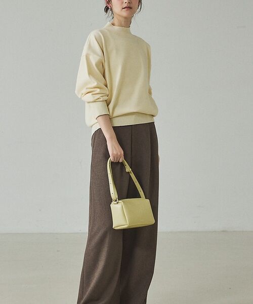 qualite / カリテ ニット・セーター | バイカラーハイネックプルオーバー【予約】 | 詳細5