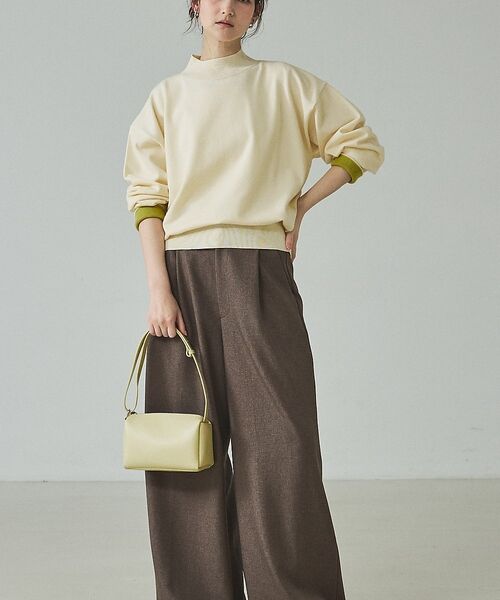 qualite / カリテ ニット・セーター | バイカラーハイネックプルオーバー【予約】 | 詳細7
