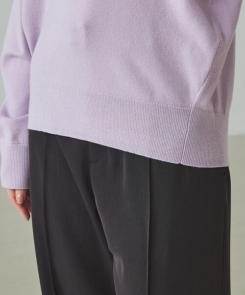 qualite / カリテ ニット・セーター | バイカラーハイネックプルオーバー【予約】 | 詳細20