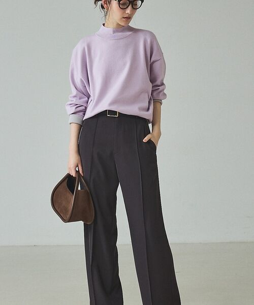 qualite / カリテ ニット・セーター | バイカラーハイネックプルオーバー【予約】 | 詳細10