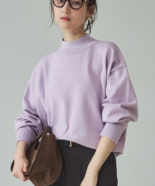 qualite / カリテ ニット・セーター | バイカラーハイネックプルオーバー【予約】 | 詳細11