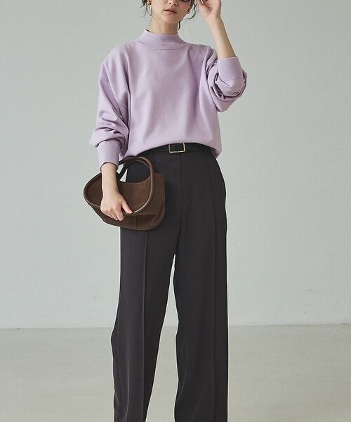 qualite / カリテ ニット・セーター | バイカラーハイネックプルオーバー【予約】 | 詳細12