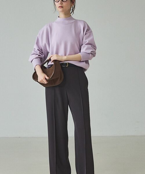 qualite / カリテ ニット・セーター | バイカラーハイネックプルオーバー【予約】 | 詳細13