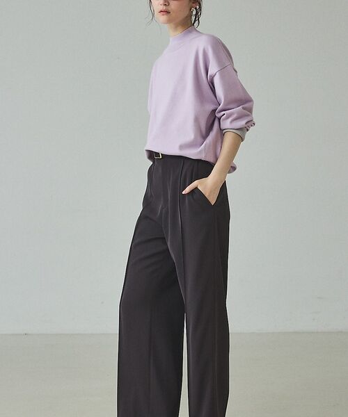 qualite / カリテ ニット・セーター | バイカラーハイネックプルオーバー【予約】 | 詳細14