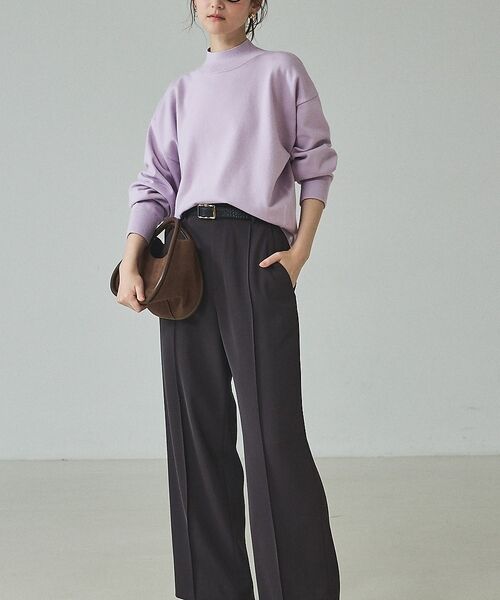 qualite / カリテ ニット・セーター | バイカラーハイネックプルオーバー【予約】 | 詳細15