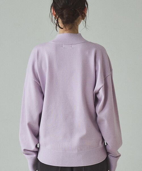 qualite / カリテ ニット・セーター | バイカラーハイネックプルオーバー【予約】 | 詳細17