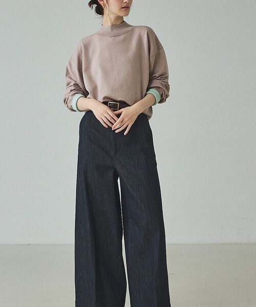 qualite / カリテ ニット・セーター | バイカラーハイネックプルオーバー【予約】 | 詳細23