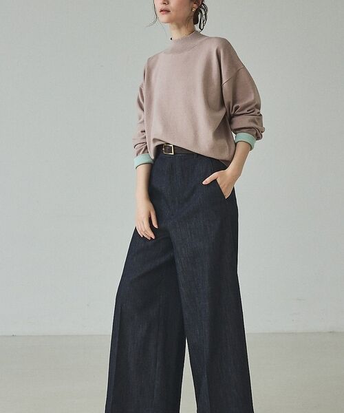 qualite / カリテ ニット・セーター | バイカラーハイネックプルオーバー【予約】 | 詳細24