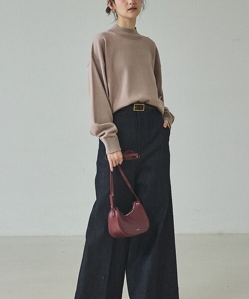 qualite / カリテ ニット・セーター | バイカラーハイネックプルオーバー【予約】 | 詳細26