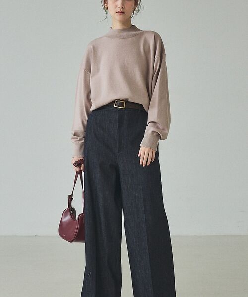 qualite / カリテ ニット・セーター | バイカラーハイネックプルオーバー【予約】 | 詳細27