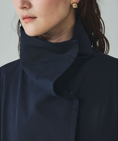 qualite / カリテ トレンチコート | 【大人のスプリングコート】オーバースタンドコート【予約】 | 詳細17