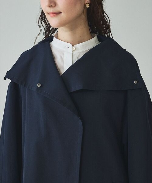 qualite / カリテ トレンチコート | 【大人のスプリングコート】オーバースタンドコート【予約】 | 詳細18