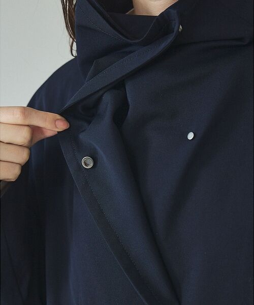 qualite / カリテ トレンチコート | 【大人のスプリングコート】オーバースタンドコート【予約】 | 詳細20