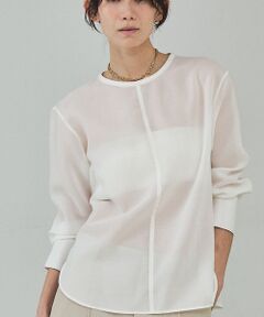 qualite / カリテ シャツ・ブラウス | シアーTブラウス【予約】