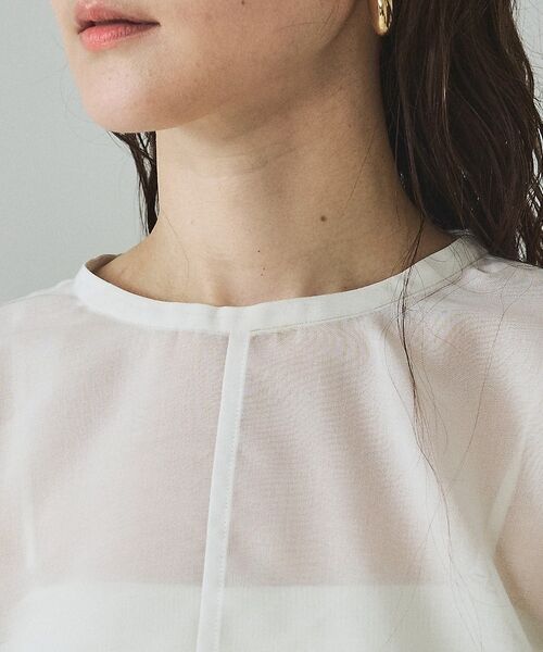 qualite / カリテ シャツ・ブラウス | シアーTブラウス【予約】 | 詳細10
