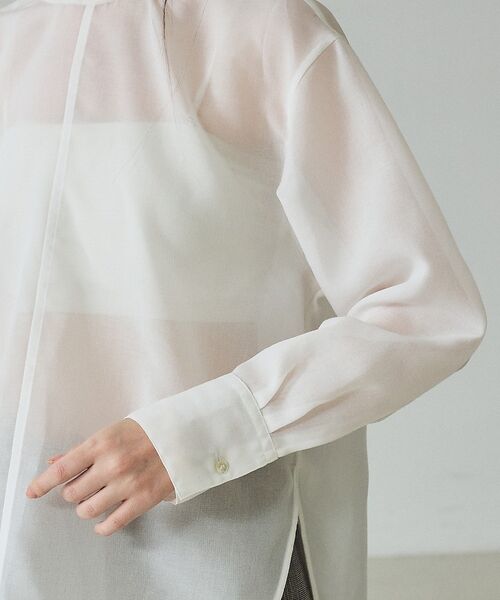 qualite / カリテ シャツ・ブラウス | シアーTブラウス【予約】 | 詳細11