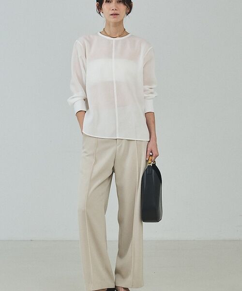 qualite / カリテ シャツ・ブラウス | シアーTブラウス【予約】 | 詳細2