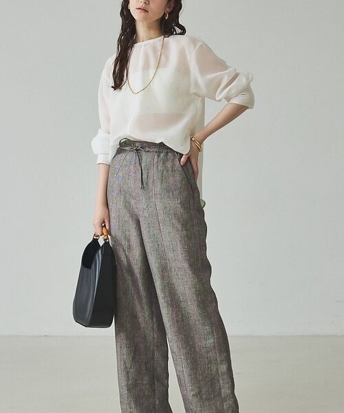 qualite / カリテ シャツ・ブラウス | シアーTブラウス【予約】 | 詳細3