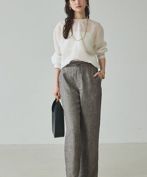 qualite / カリテ シャツ・ブラウス | シアーTブラウス【予約】 | 詳細4