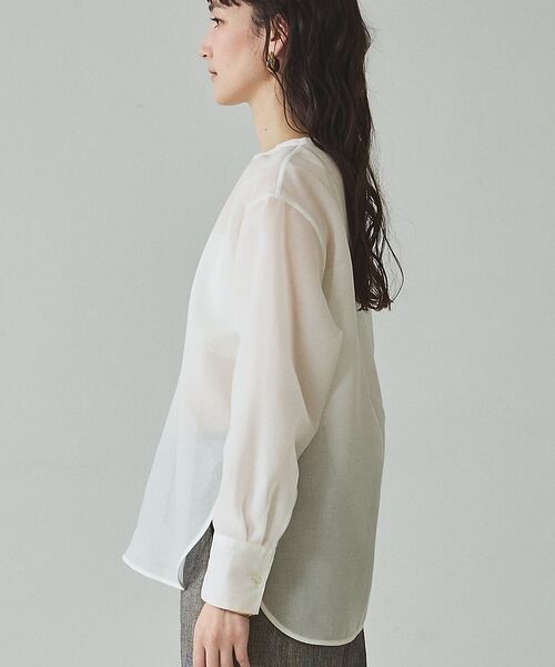 qualite / カリテ シャツ・ブラウス | シアーTブラウス【予約】 | 詳細8
