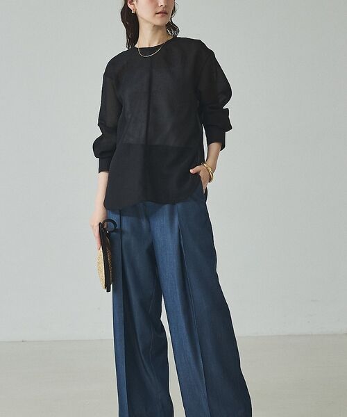 qualite / カリテ シャツ・ブラウス | シアーTブラウス【予約】 | 詳細24