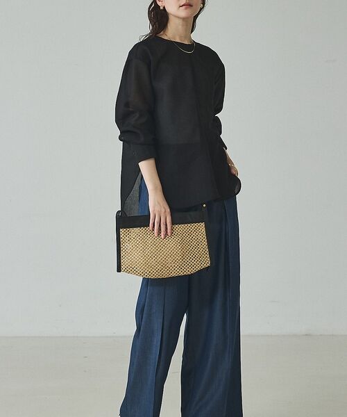 qualite / カリテ シャツ・ブラウス | シアーTブラウス【予約】 | 詳細25