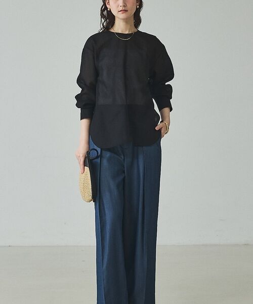 qualite / カリテ シャツ・ブラウス | シアーTブラウス【予約】 | 詳細26