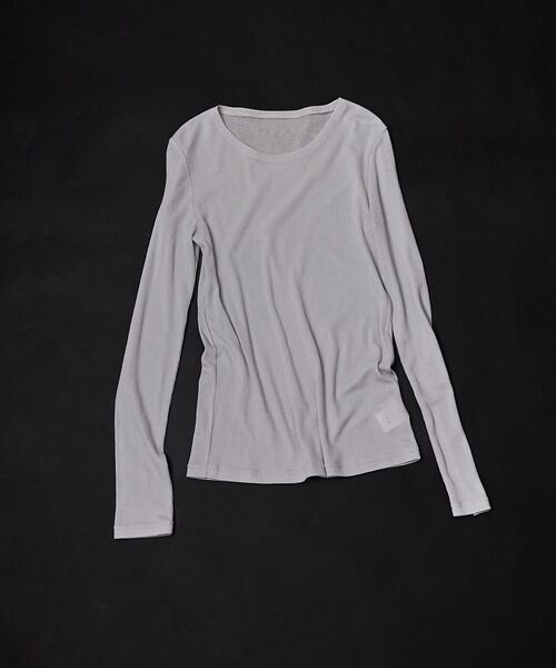 qualite / カリテ Tシャツ | シアーテレコロングスリーブT | 詳細8