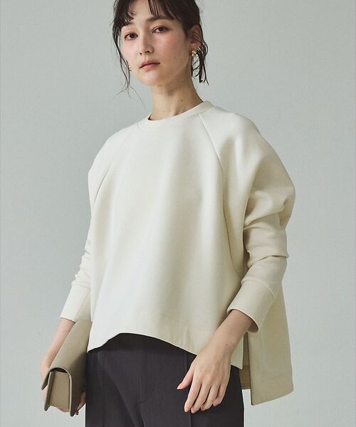 qualite / カリテ スウェット | 【楽なのに上品】ダンボールボックスプルオーバー【予約】（アイボリー）