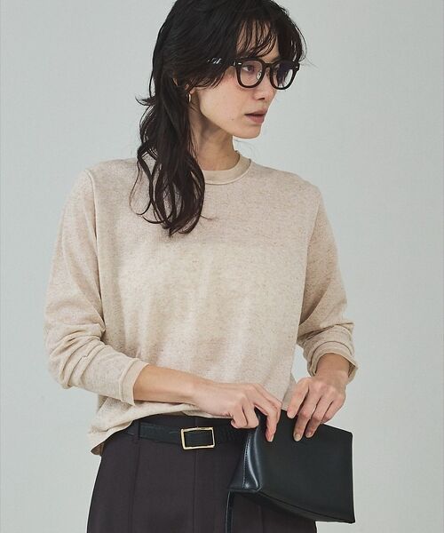 qualite / カリテ Tシャツ | シアーミックスニットプルオーバー【予約】 | 詳細2