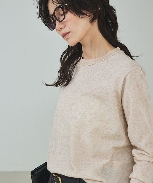 qualite / カリテ Tシャツ | シアーミックスニットプルオーバー | 詳細8