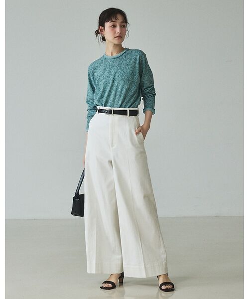 qualite / カリテ Tシャツ | シアーミックスニットプルオーバー【予約】 | 詳細7