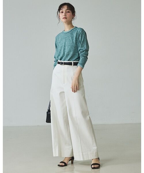 qualite / カリテ Tシャツ | シアーミックスニットプルオーバー【予約】 | 詳細9