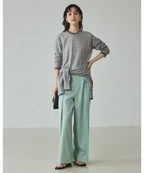 qualite / カリテ Tシャツ | シアーミックスニットプルオーバー【予約】 | 詳細11