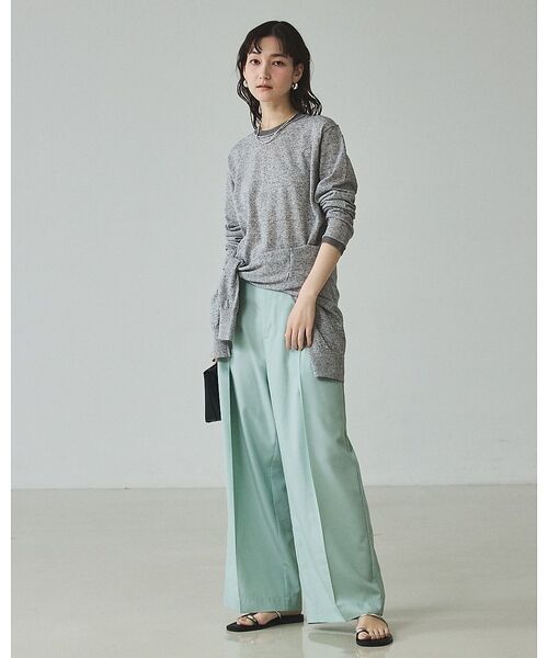 qualite / カリテ Tシャツ | シアーミックスニットプルオーバー【予約】 | 詳細12