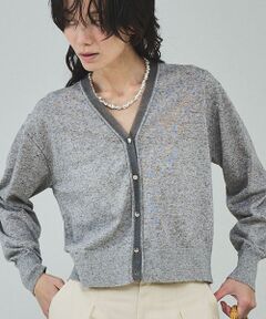 qualite / カリテ その他 | シアーミックスカーディガン【予約】